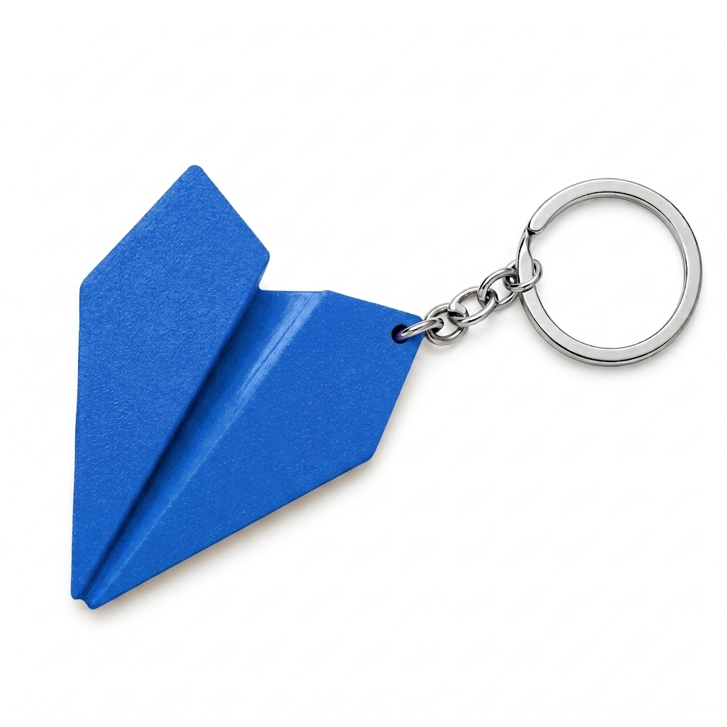 Paper Plane Keychain